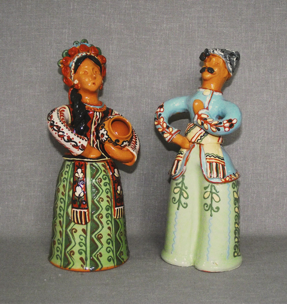 Декоративна композиція «Сорочинський ярмарок». 2014. Глина, ліплення, розпис, поливи